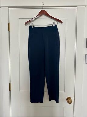 Athleta Endless High Rise Pant in Navy - Straight-Leg Pull-On Pants
